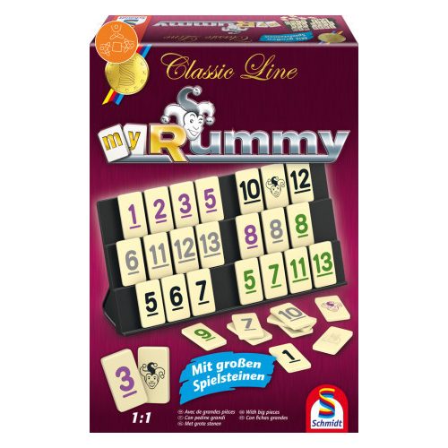 Classic Line Rummy, Nagy játéklapkákkal társasjáték (49282)