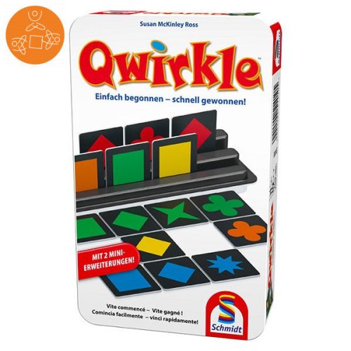 Qwirkle  társasjáték fémdobozban (88171)