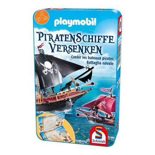 Playmobil - Kalózhajó torpedó társasjáték fémdobozban (51429)