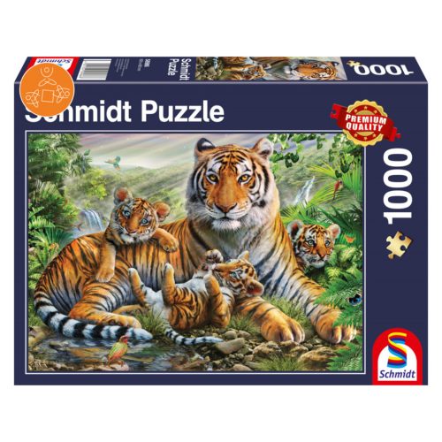 Tiger and Cubs, 1000 db (58986)